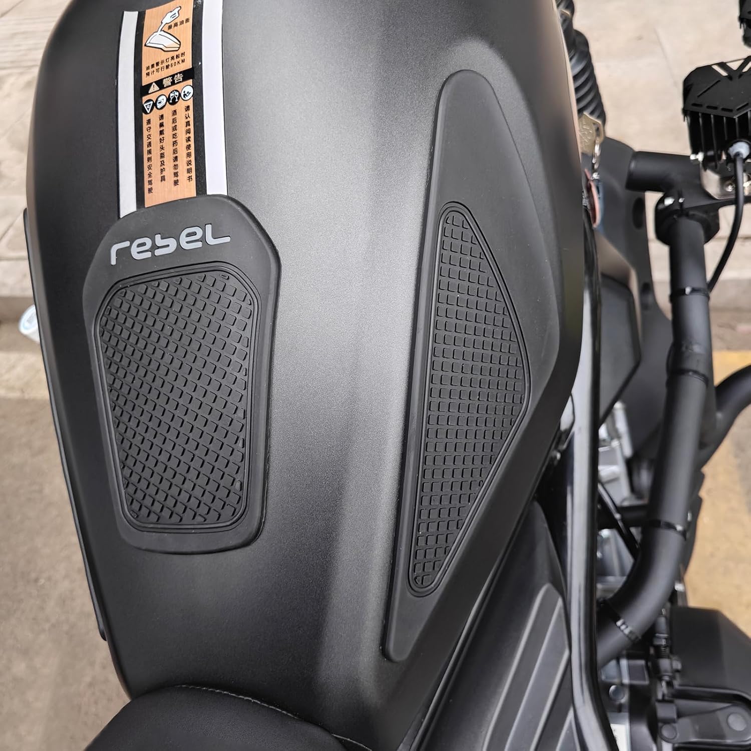 Motorcycle Tank Pad Sticker Gas Oil Fuel Tank Pad Decal Tank Protector for 2017-2025 Honda Rebel 500 250 300 CMX500 CMX250 CMX300