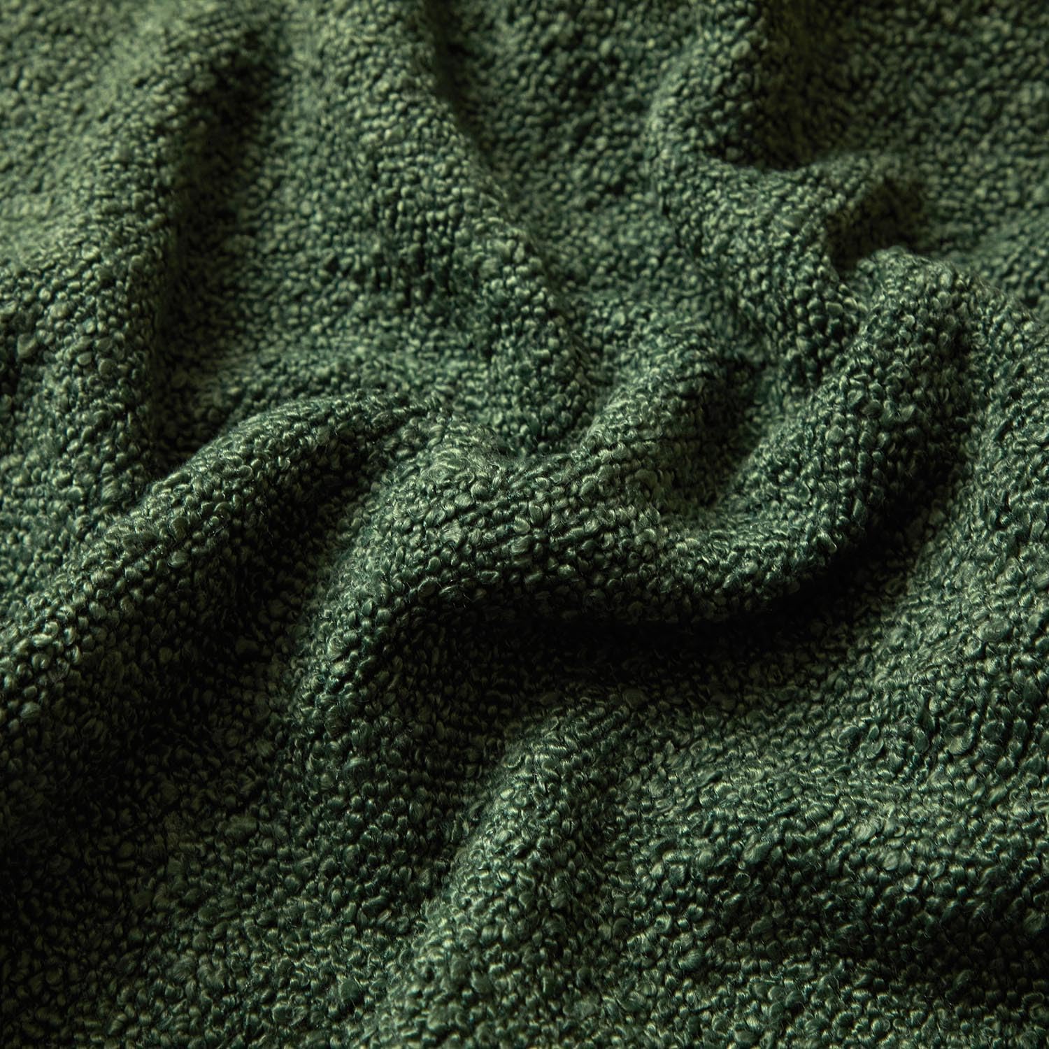 JUSPURBET Green Decorative Pillow Covers 16x24 Set of 2 Throw Pillow Covers for Couch Sofa Bed Cozy Boucle Textured Lumbar Cushion Covers Cases with Hidden Zipper for Living Room Home Decor - Image 3