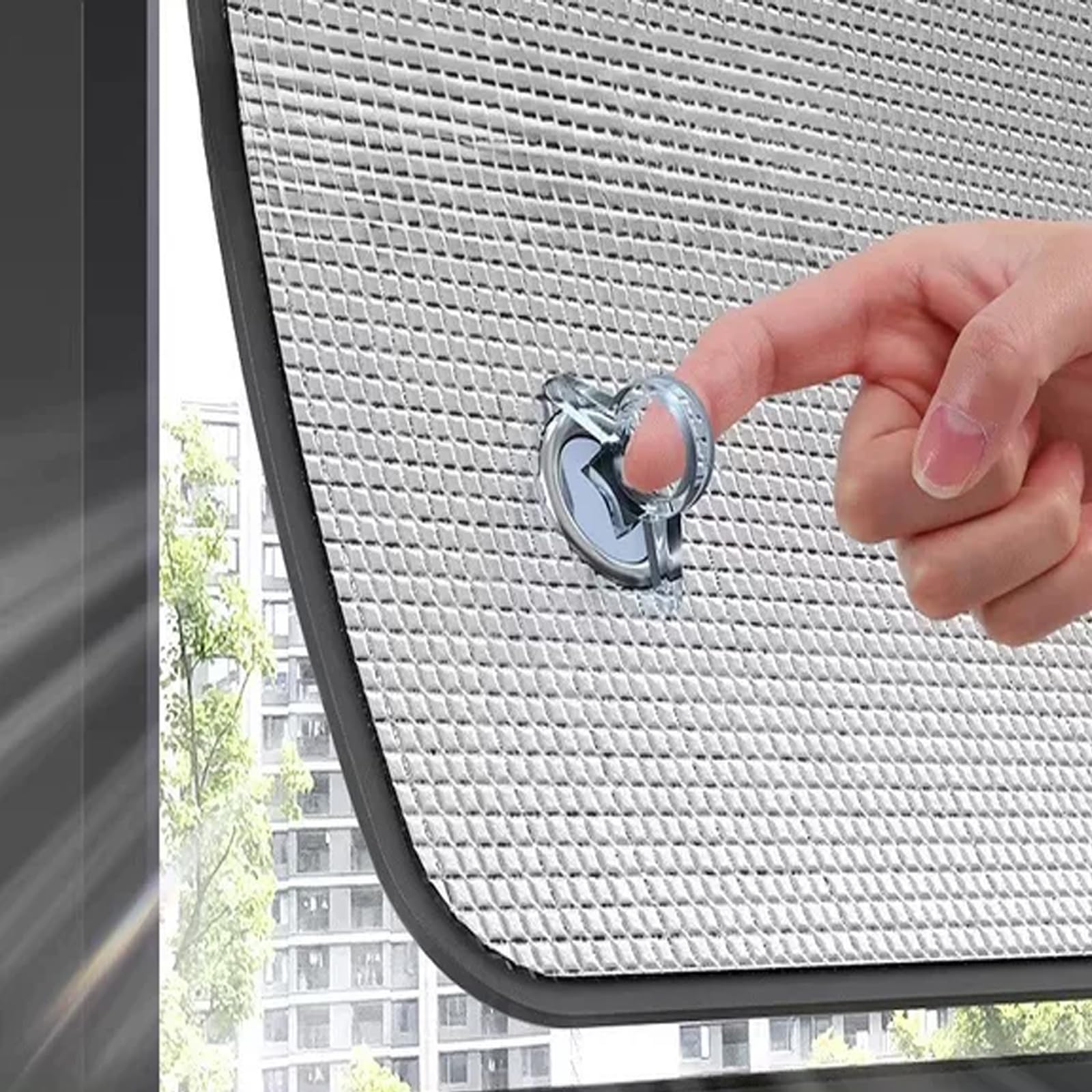 Reflective Window Tint,Double Bubble Reflective Foil Window Privacy Film (95x100cm)