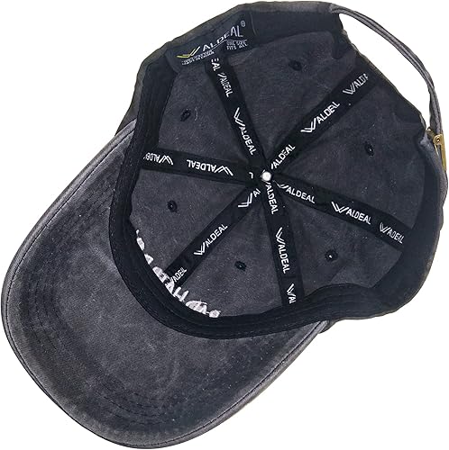 Miniatura 5 de Waldeal Gorra de béisbol ajustable con bordado de Papa Bear para hombre