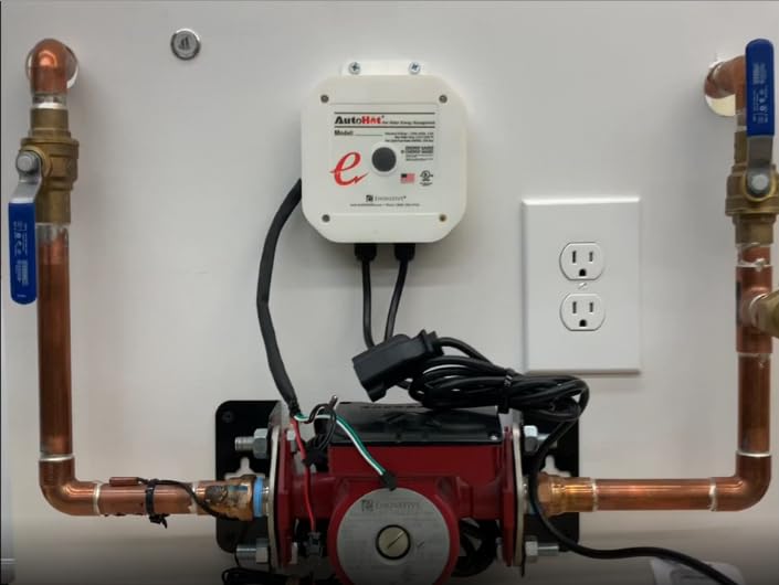 Miniatura 3 de DR099A Kit de bomba de agua eléctrica - Bomba de circulación de recirculación de agua caliente con múltiples opciones de ajuste, LCD para visión y