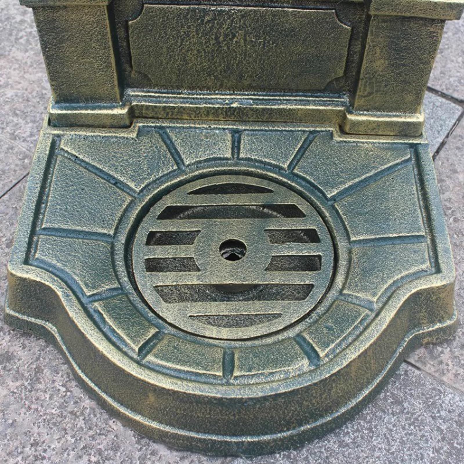 WXXZCE Fontana da Giardino Esterno, Fontanelle da Giardino, Colonna D'acqua Retrò con Rubinetto, per Irrigazione e Lavaggio di Giardini, Fattorie e Cortili
