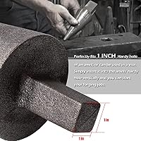 Vista 2 de Herrero yunque mandril metal formando cono 1" herramienta resistente Herrero yunque forja tornillo de banco