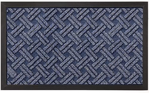 GRIP MASTER Tapetes de goma natural duraderos y resistentes, tamaño 29 x 17 pulgadas, impermeables, rascador de botas, tapete resistente para