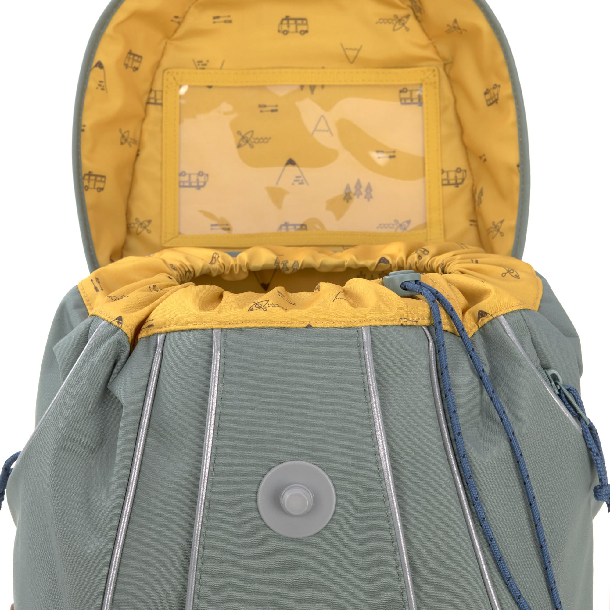 LÄSSIG Schulranzen Set mit Sporttasche, Federmäppchen, Stiftemäppchen, Turnbeutel und Brustbeutel ab 6 Jahre/School Bag Set Adventure Bus