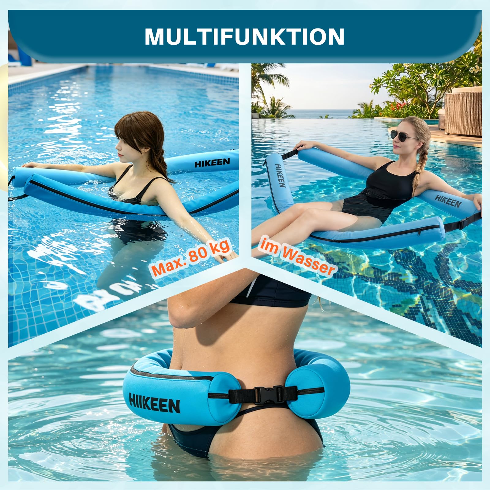 BOOSTEADY Tubo Galleggiante Piscina, Tubo Piscina