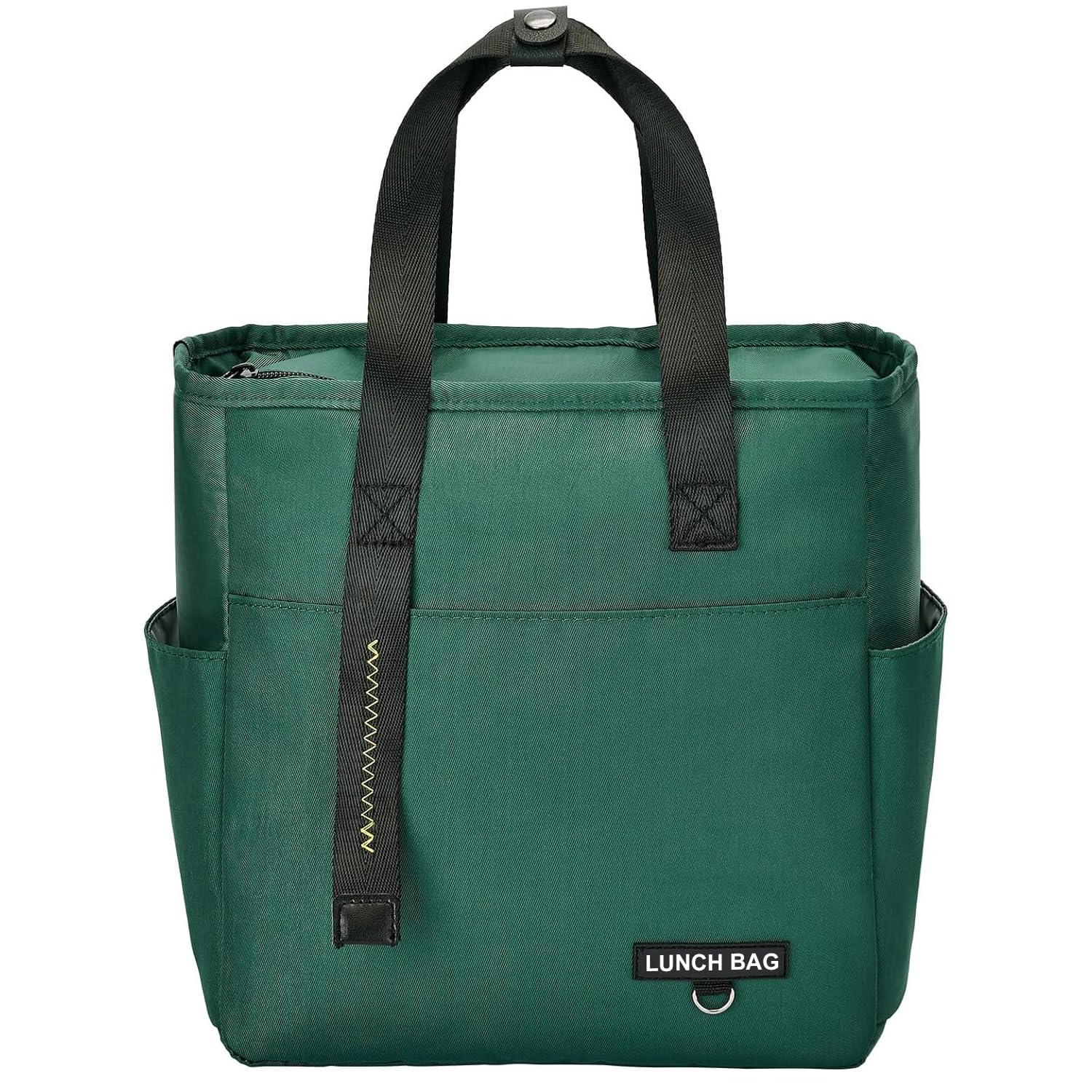 OCEANEVO Insulated Food Lunch Bag, Tiffin Bag, Lunch Box Cover for Office, School, College with Handle - Suitable for Unisex Adults and Children - 30 x 27 x 13 Cm - Green (B0CNKM94H4) Amazon Price History, Amazon Price Tracker