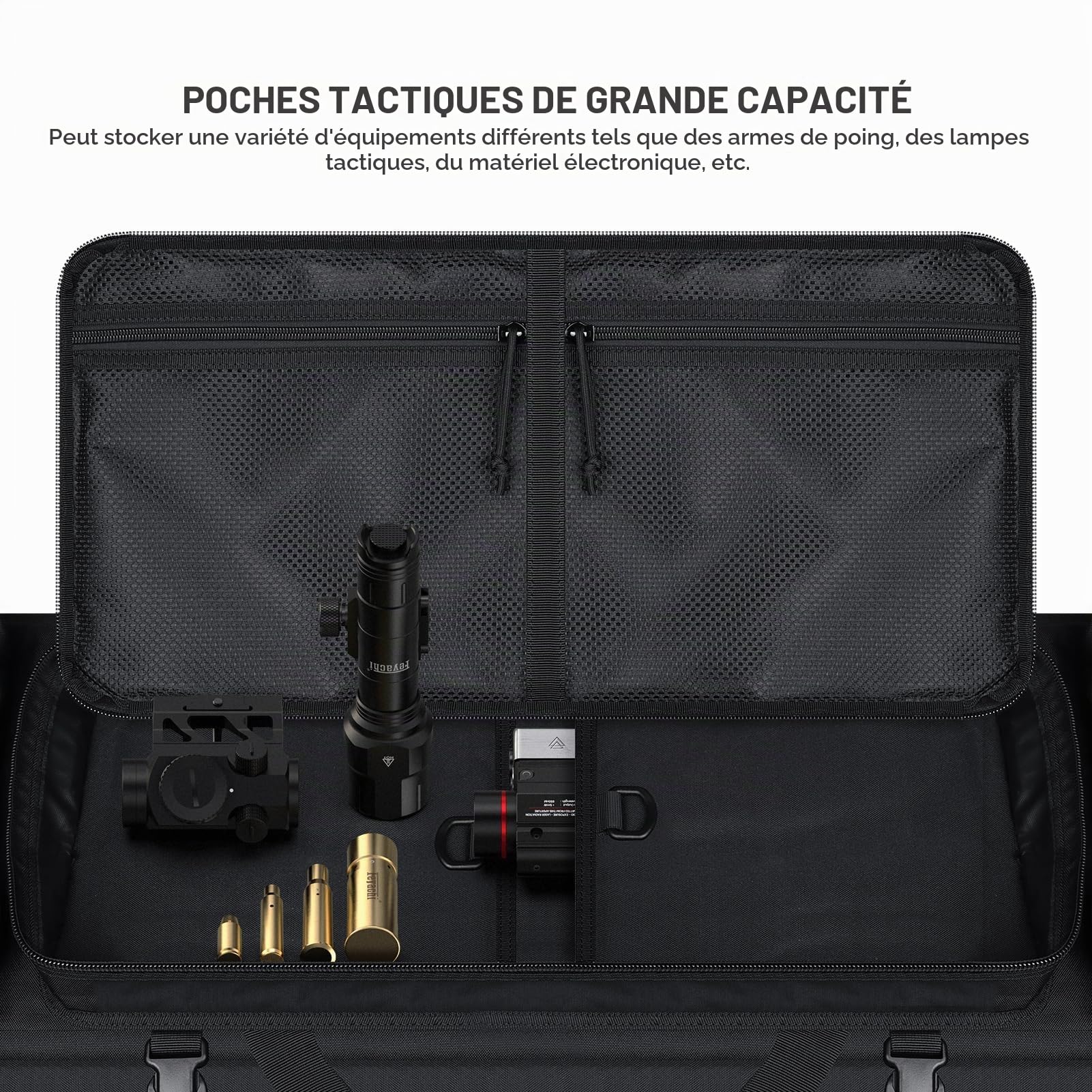 Feyachi Double Étui à Fusil 42 Pouces Etui Portable pour Fusil de Chasse