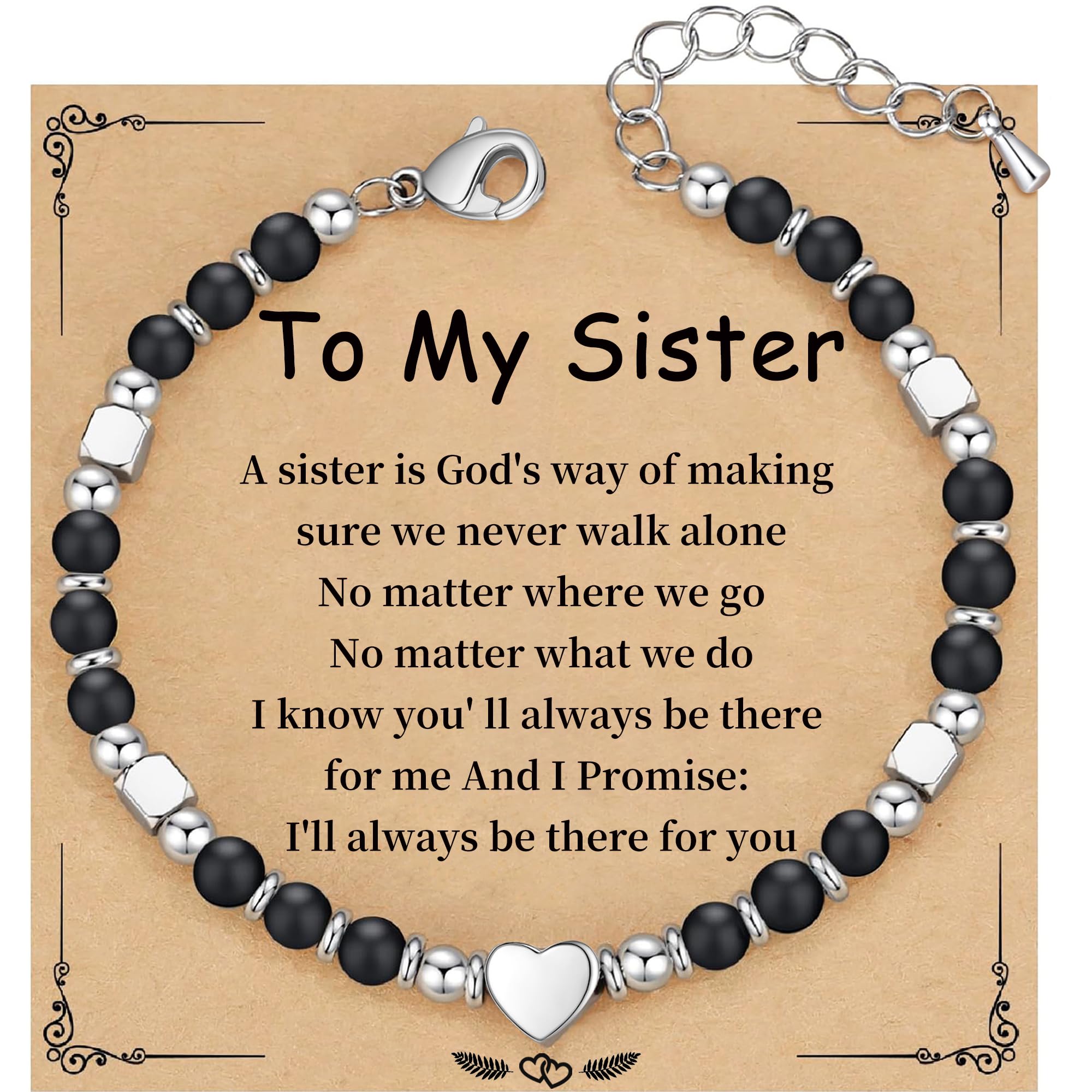 Best Friend Bracelet Gifts for Women Sister Bestie, Christmas Gift for Teens Mom Daughter Granddaughter Birthday Gift for Her Stocking Stuffers