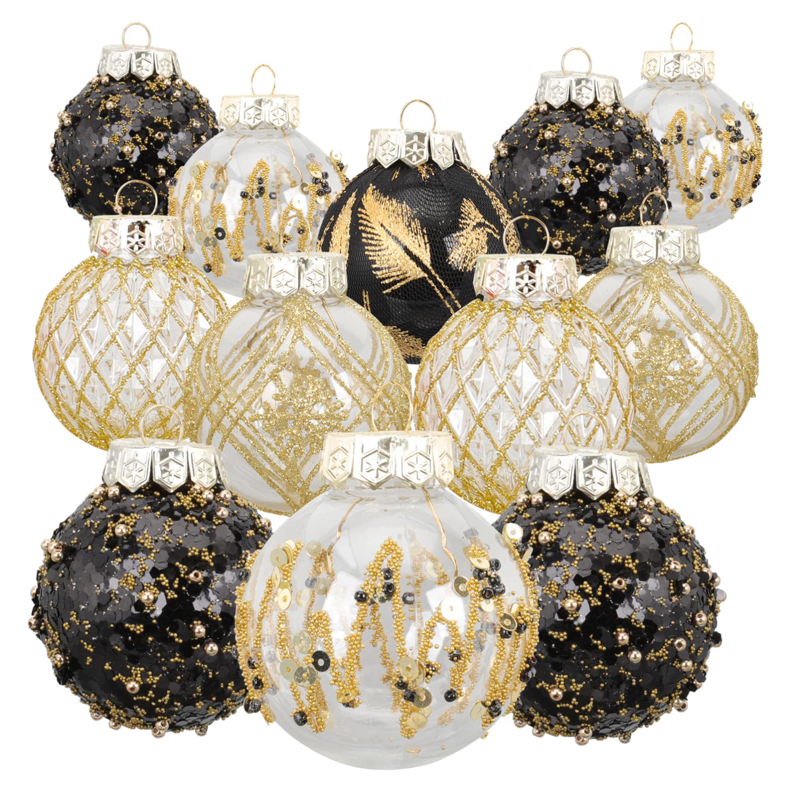 Cabilock 25pezzi Palline di Natale Decorative Sospese per Albero di Natale Oggetti di Scena per Decorazioni Natalizie Ciondoli per Decorazioni Palline Sospese per Festa