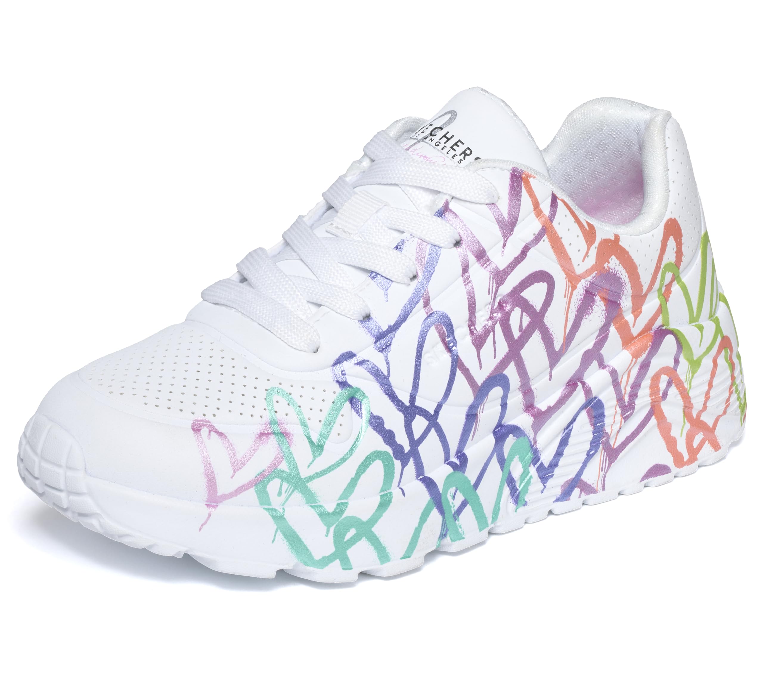 Skechers Girls Kids' Casual Low-Top Trainers - White/ - C13 (32)