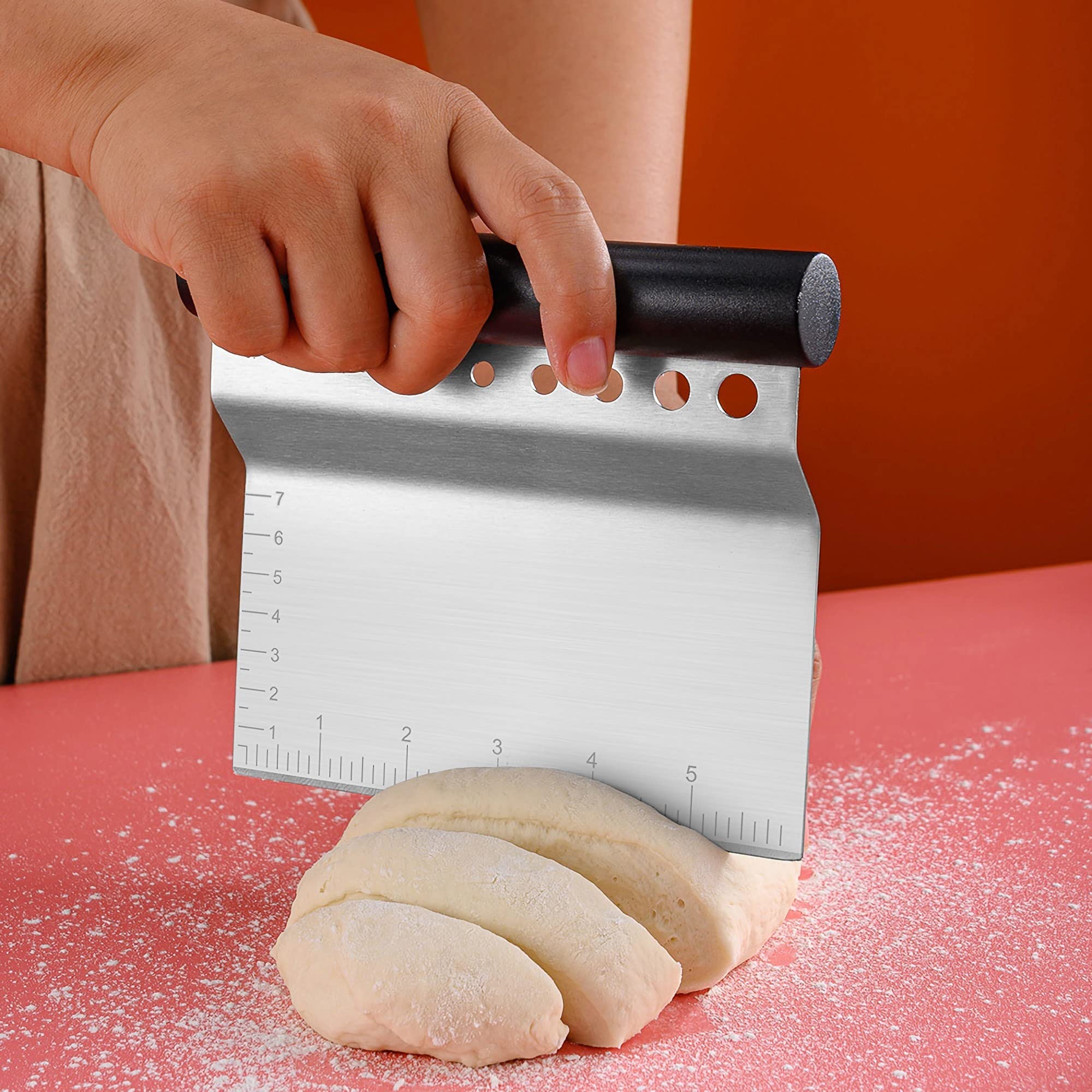 Set De 3 Raclettes à Pâte Multifonctions – Idéales Pour Découper La Pâte à Pizza, étaler Le Beurre, Et Plus Encore !