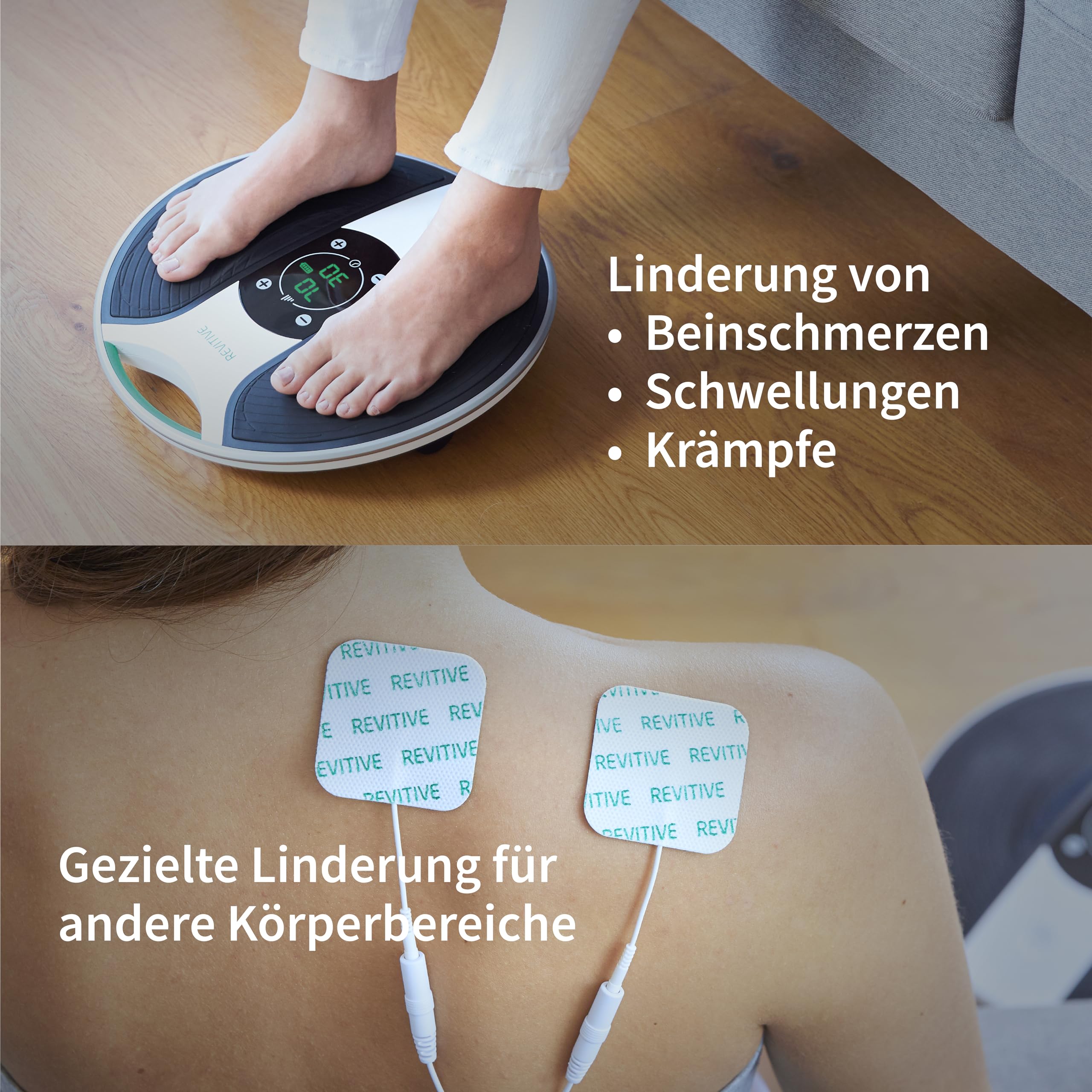 Revitive Medic Plus Knie – Medikamentenfreie Linderung von Knieschmerzen zur Förderung von Stabilität, Kraft und Beweglichkeit
