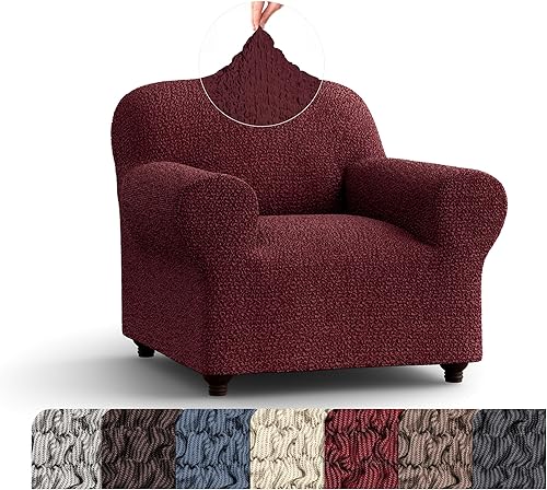 Miniatura 43 de PAULATO BY GA.I.CO. Funda desmontable para sofá - Funda elástica para sillón - Elegante funda para sofá con cojines - Funda desmontable de tela de