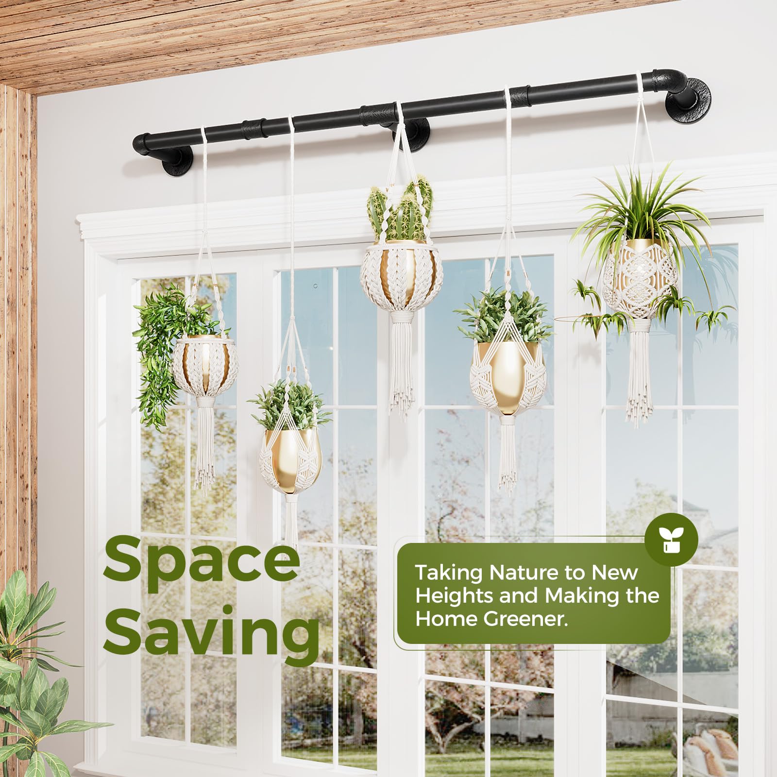 beaded plant hanger CEREMONIA
