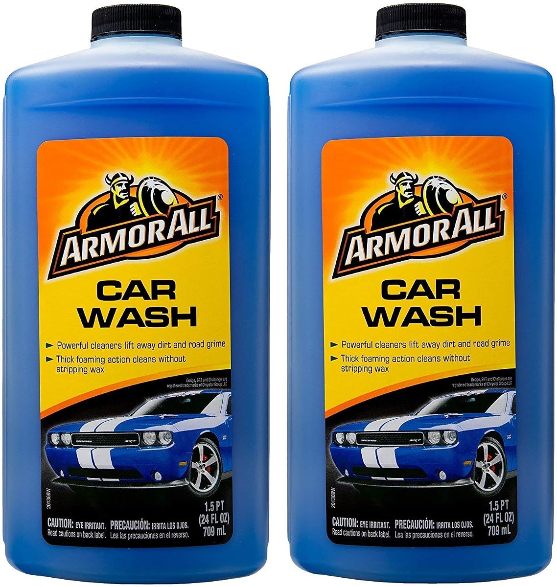 Armor All Car Wash Soap, Foaming Car Wash Supplies, 24 Fl OzCar Wash Soap, Foaming Car Wash Supplies, 24 Fl Oz, 2 Packs