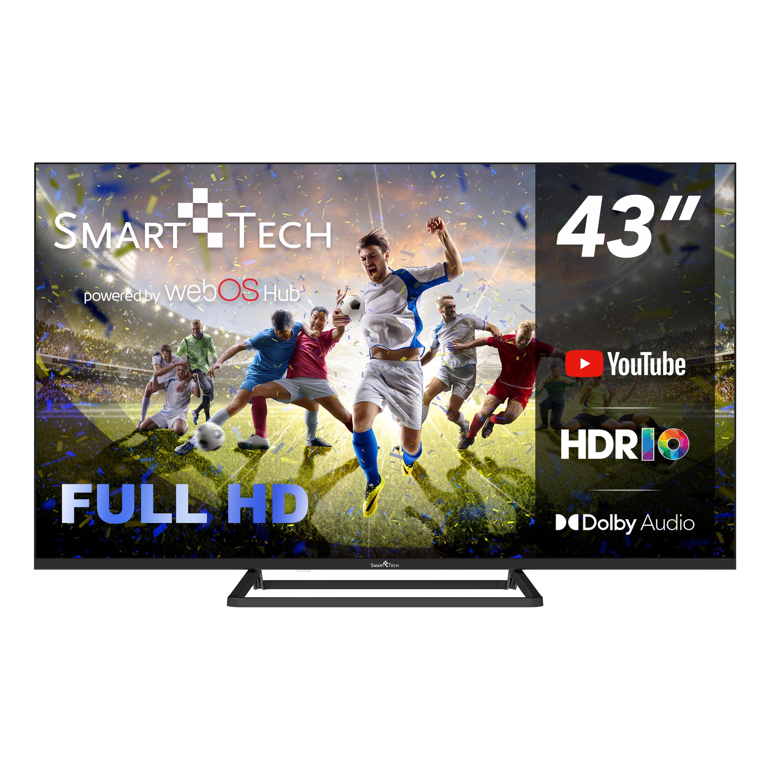 Smart Tech 43FW01V3 webOS Smart Television, 43 Pulgadas, Full HD, 3*HDMI, 2*USB, WiFi