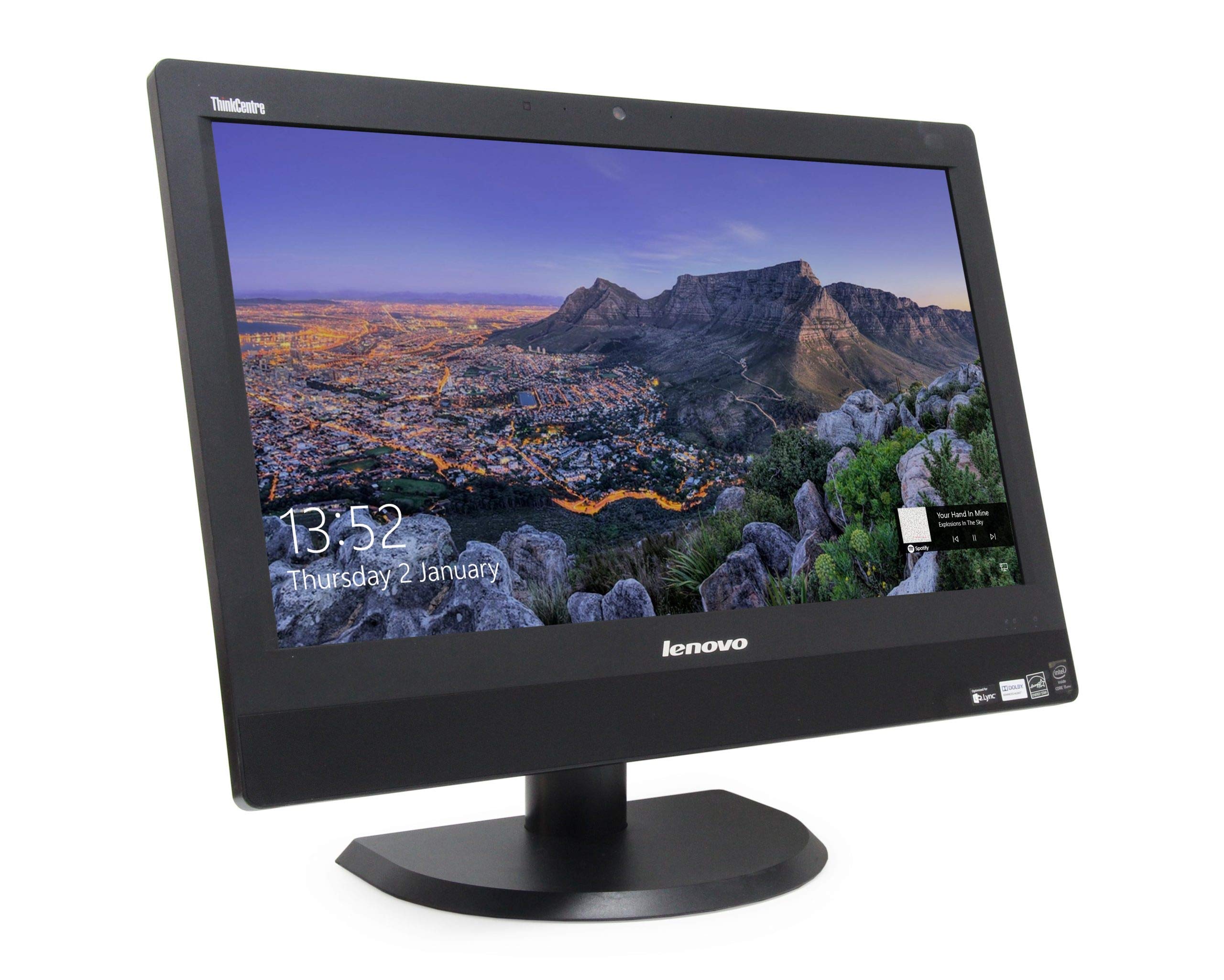 Lenovo M93Z AIO Intel i5 4570T 2.90Ghz 8GB 500GB HDD 23" Webcam -300 MBPS WIFI -Win 10 Pro (Renewed)