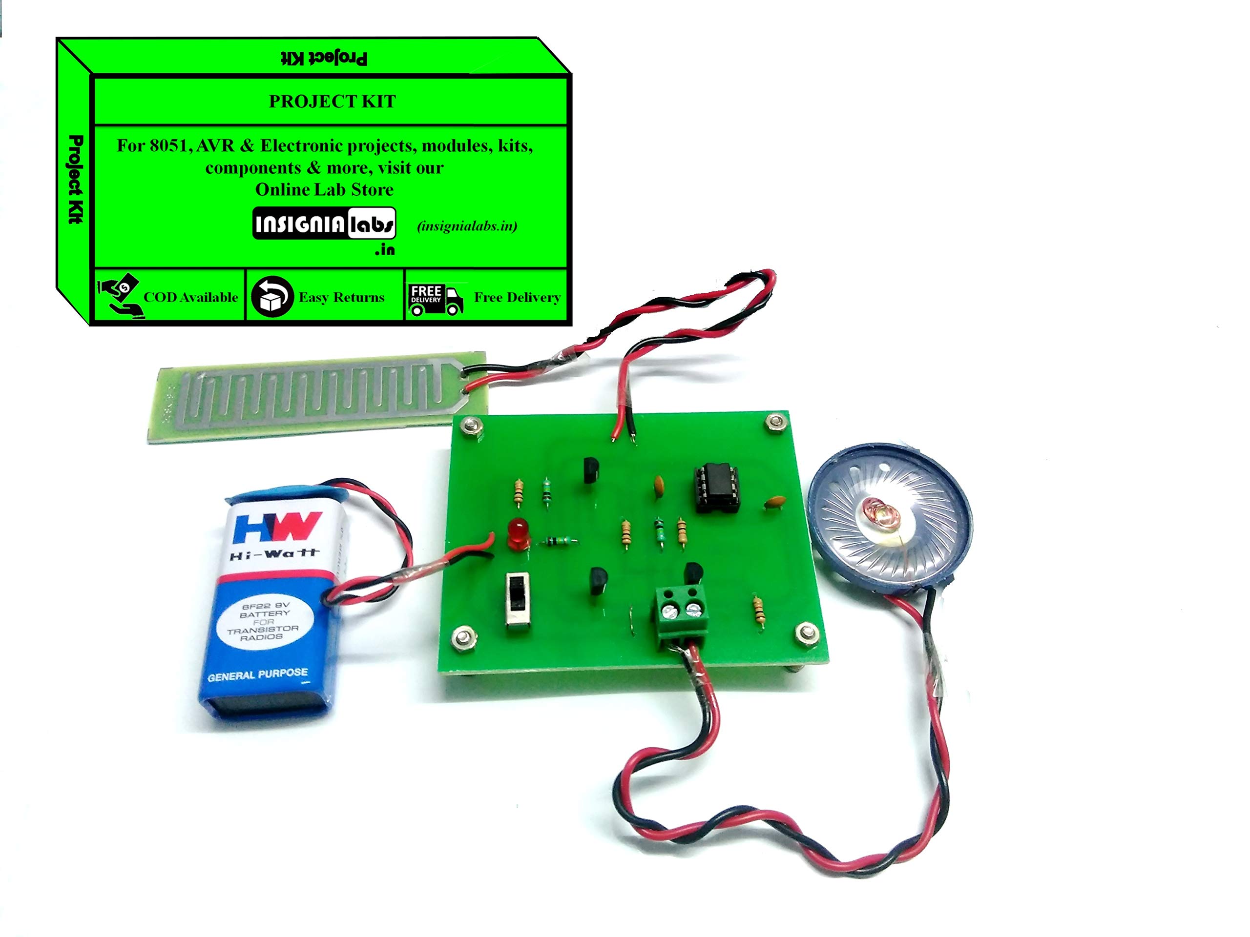 INSIGNIA LABS - RAIN SENSOR DETECTOR & ALARM PROJECT - SCHOOL COLLEGE ELECTRONIC PROJECT KIt (B08PD5Y221) Amazon Price History, Amazon Price Tracker