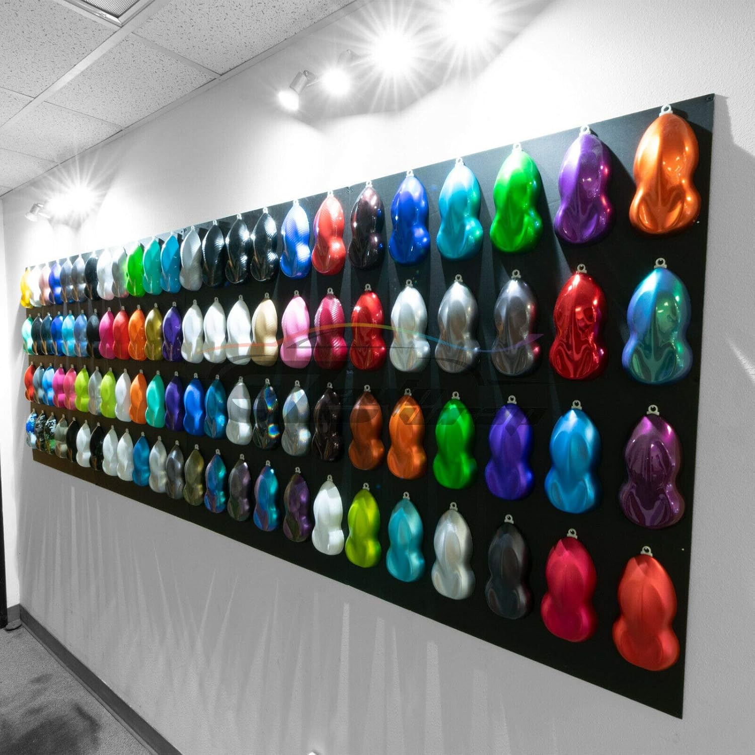5Pcs Display Model for Vinyl Wrap Sticker Plasti Dip Hydrographic Application Show Hydrodip Custom Painting Exhibition Graphic Sample Tools