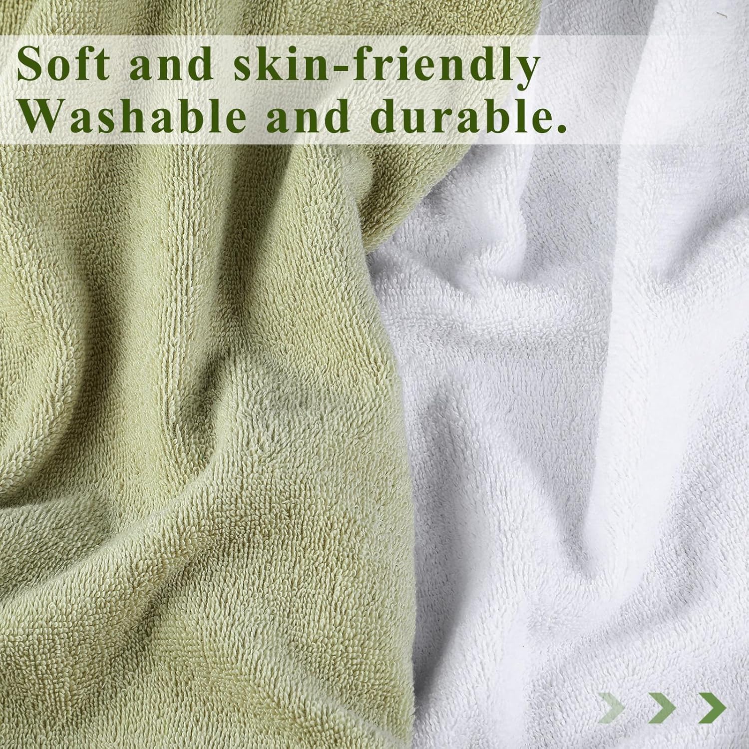 6 Pcs Summer Monstera Leaf Palm Tree Bath Towel Set 2 Washcloths, 2 Hand Towels, 2 Bath Towels for Bathroom Summer Towel Decorative Set