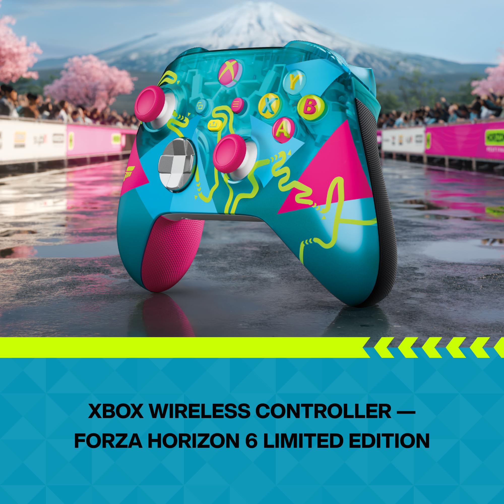 Xbox Wireless Gaming Controller – Forza Horizon 6 Limited Edition – Xbox, PC, and Cloud Devices - 3