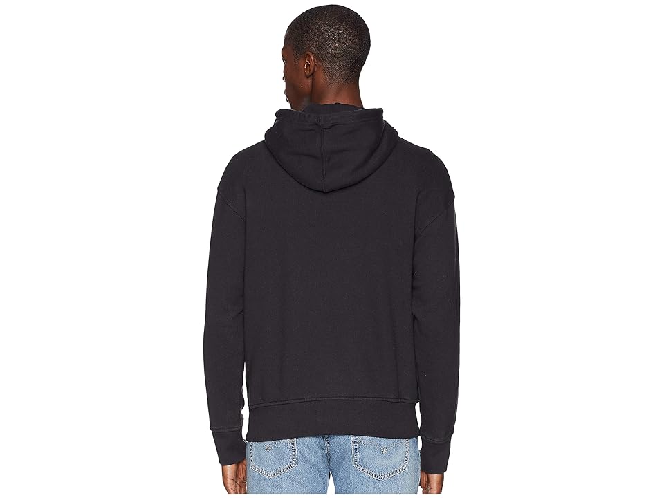 

Levi's(r) Premium Oversized Pull Hoodie (Varsity Batwing Black Graphic) Men's Sweatshirt