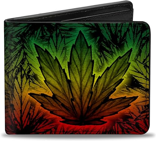 Buckle-Down Billetera plegable para hombre, multicolor, 4.0 x 3.5 pulgadas, Varios colores