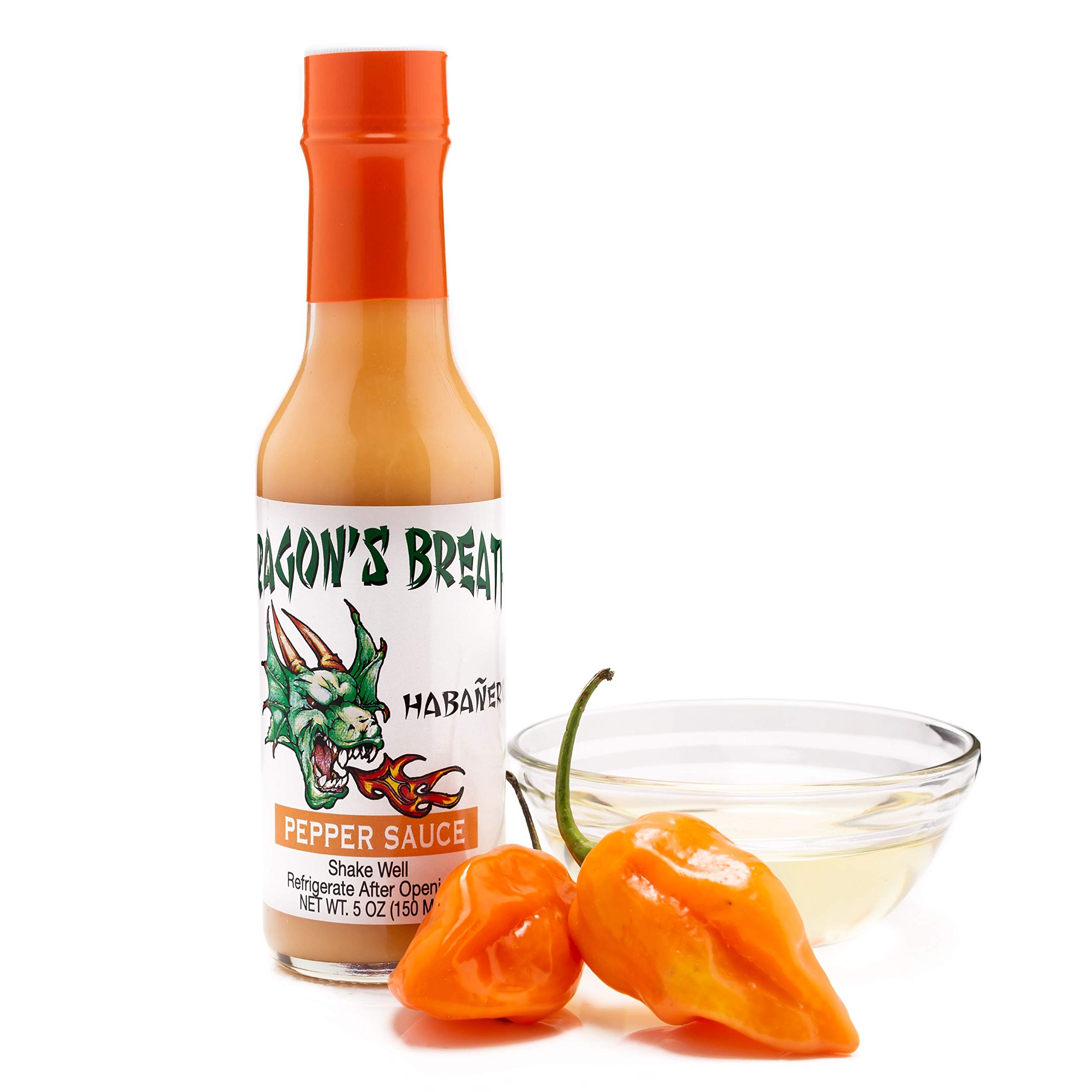 Dragon’s Breath Pepper Sauce Habanero with Spicy Bold Flavor