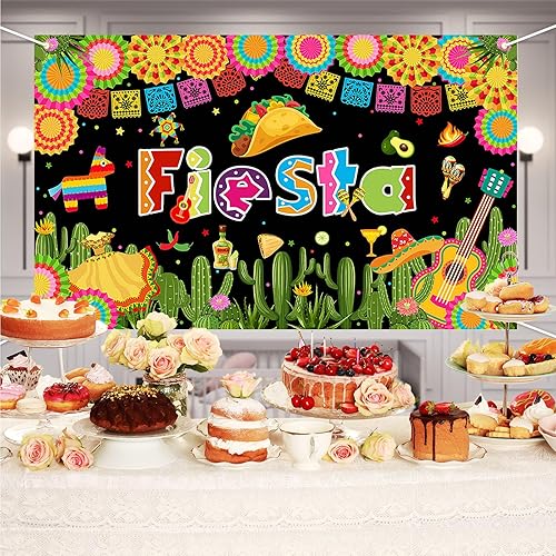 Miniatura 5 de Avezano Fondo de fiesta para fiesta mexicana, fiesta temática de fiesta, fiesta Luau Cinco de Mayo, cartel de fiesta de carnaval, decoración de