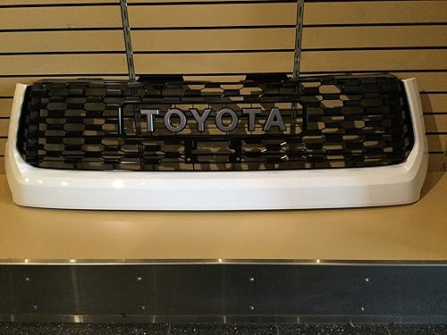 Toyota Toyota 2019 y más reciente Tundra 040 Super White TRD Pro Grill Subensamblaje 53101-0C070-A0