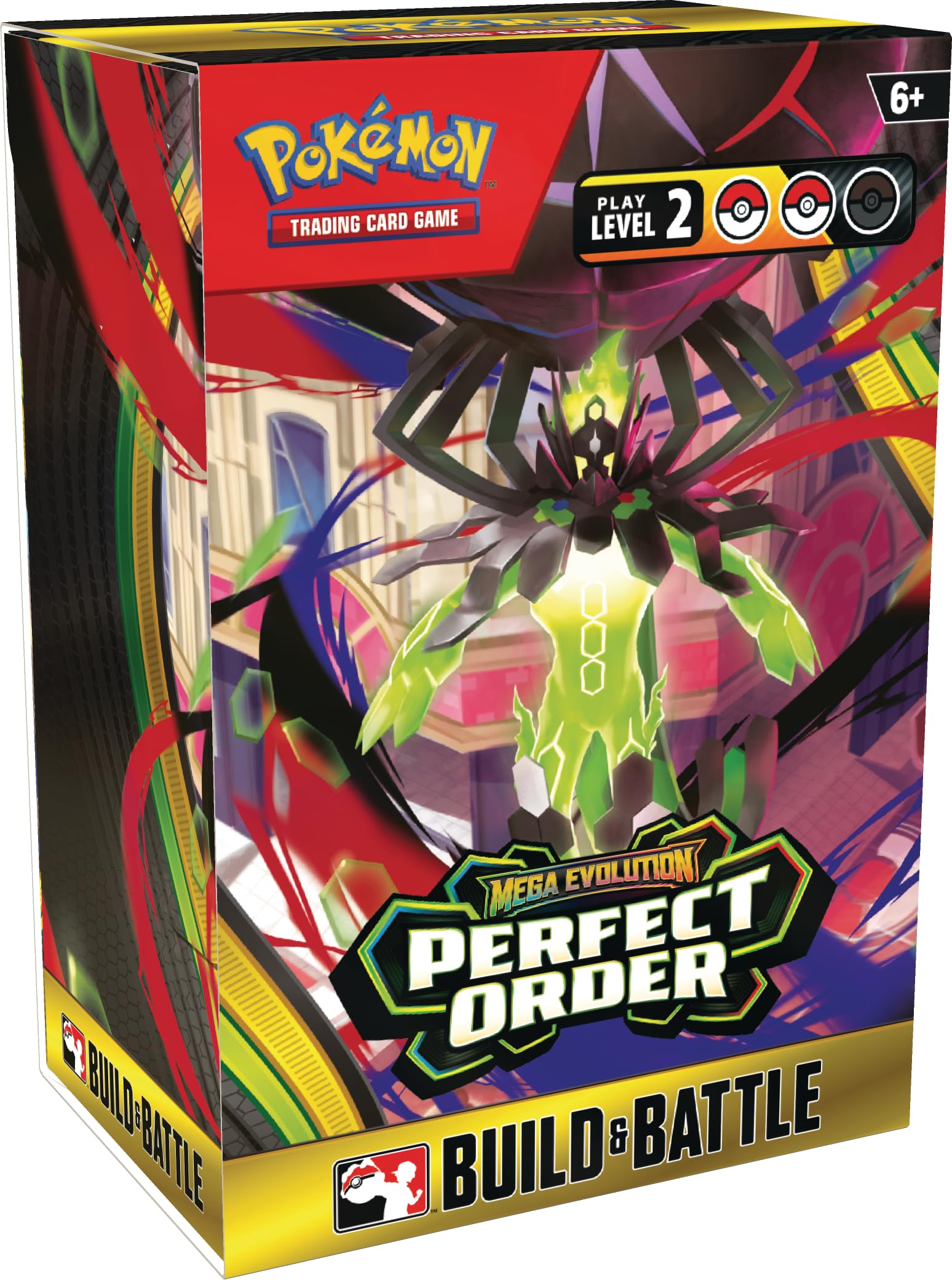 Amazon.com: Pokémon TCG: Mega Evolution—Perfect Order Build & Battle Box :  Toys & Games