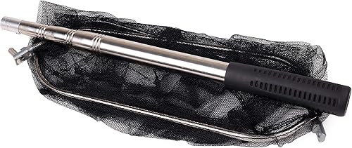 Vista 26 de RESTCLOUD - Red de aterrizaje de pesca con mango telescópico, red de pesca de agua dulce para niños, hombres y mujeres, se extiende hasta 40-63