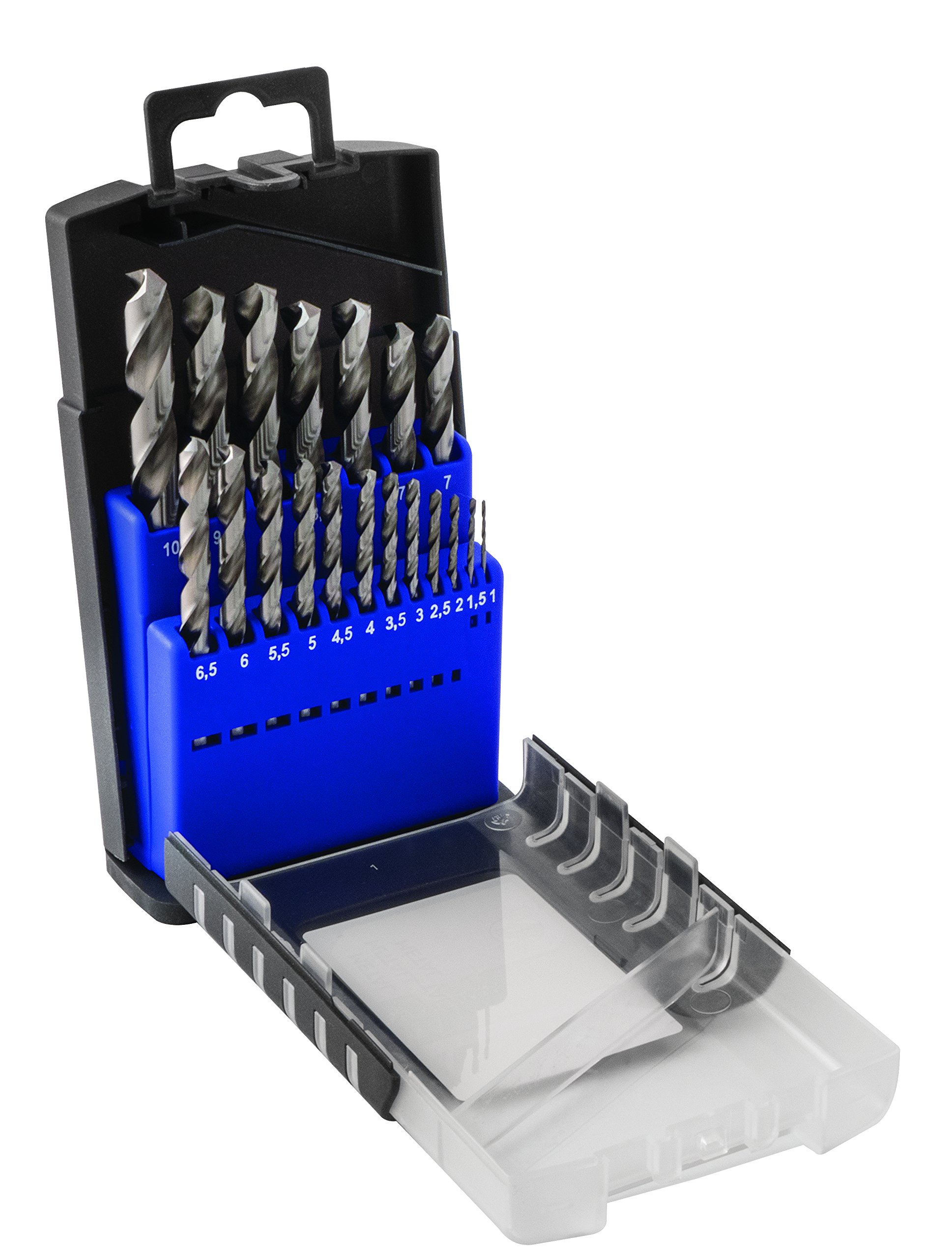 CK Tools T3103 HSS Split Point Drill Bit Set of 19