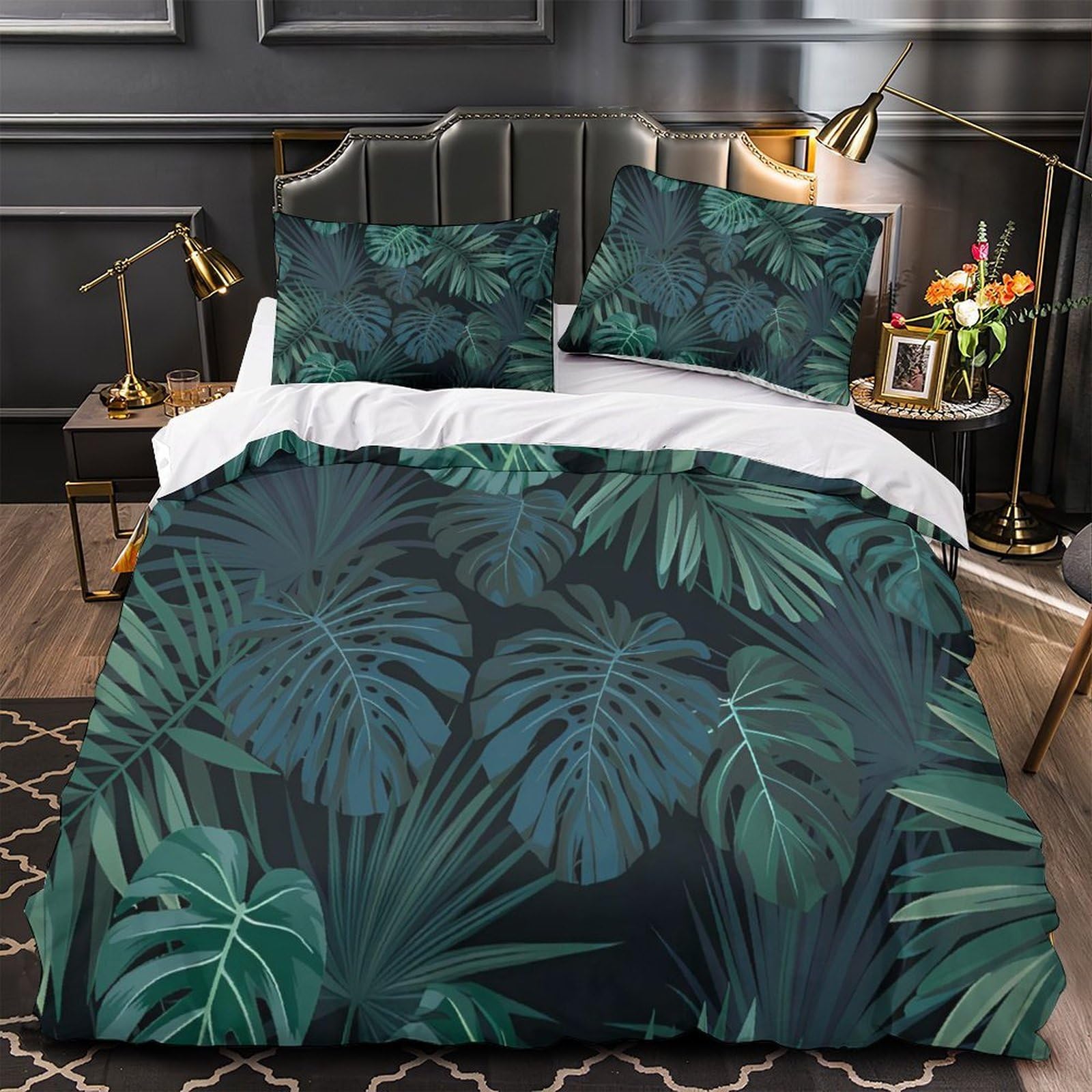 Parure de lit imprimée 3D en microfibre super douce 140x200