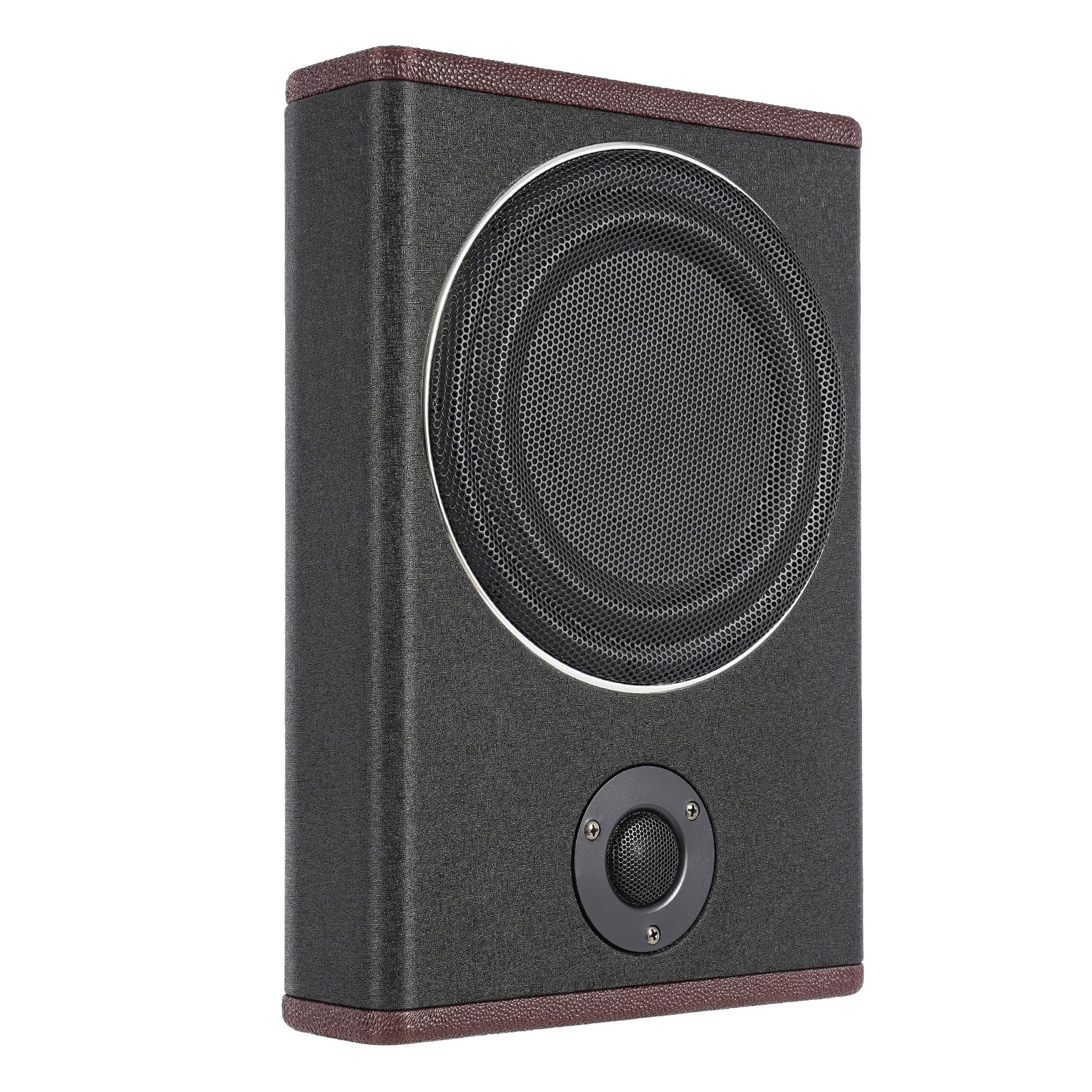 vinnyooc 8 Inch 600 W Active Subwoofer, Audio Bass Box Speaker, Car Under Seat Slim Amplifier Bass High Power Speaker for Cars Trucks Jeeps