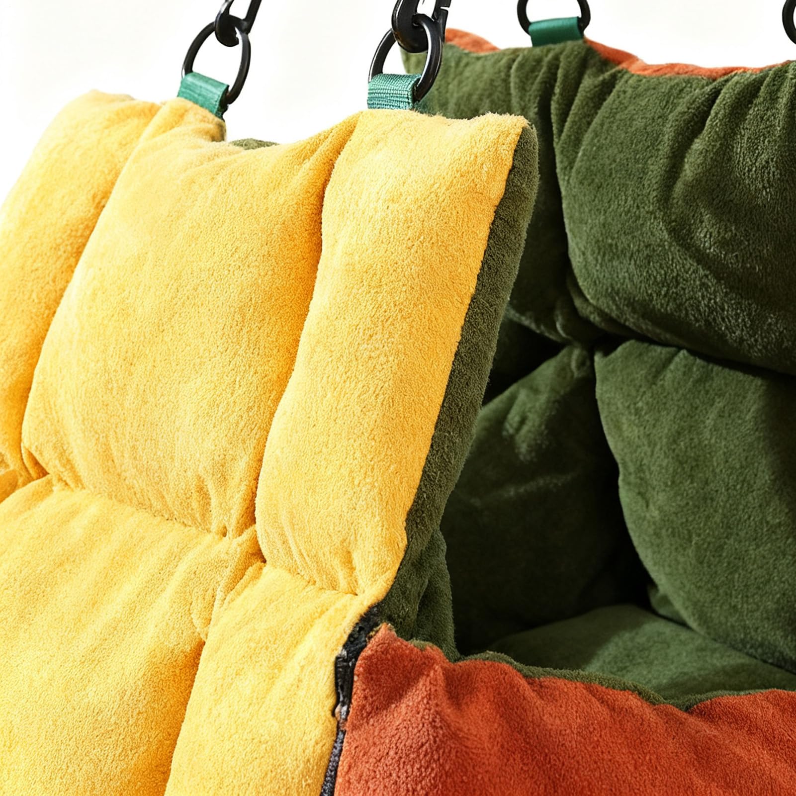 Asiento de Coche para Perros Con Bolsillos y Cinturón de Seguridad Cama | Bolso Para Perros Para Viaje SUV Excursión Por Carretera Desplazamiento Diario