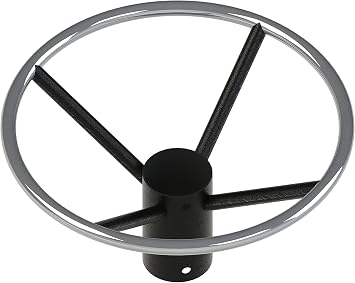 FLAT Self-Stabilizing UR30 - Cast Iron, Bar Height Table Base with Foot Ring