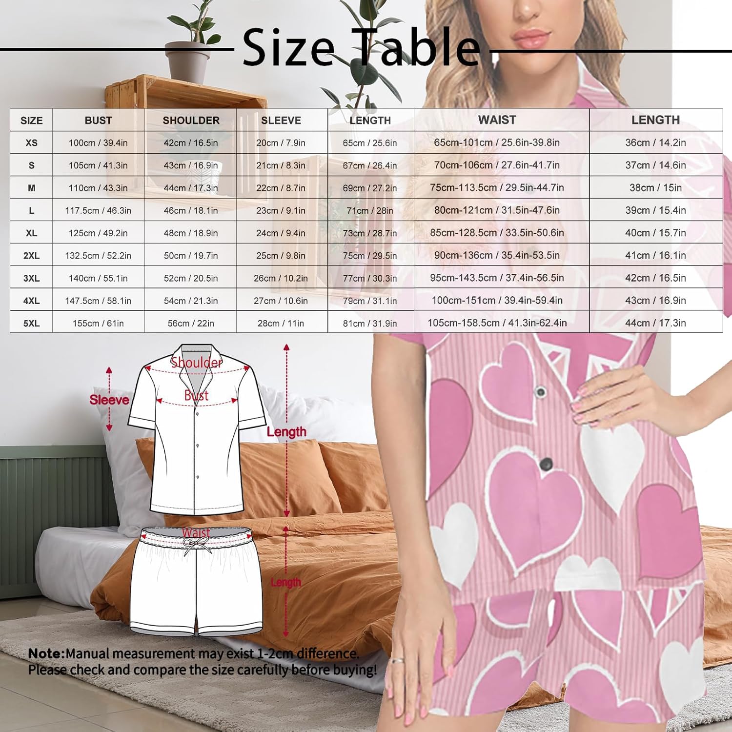 D-Story Custom Womens Satin Pajama Set Personalized Face Name Silk Pajamas XS-5XL 2Pcs Pjs Button Down Sleepwear Loungewear - Image 7