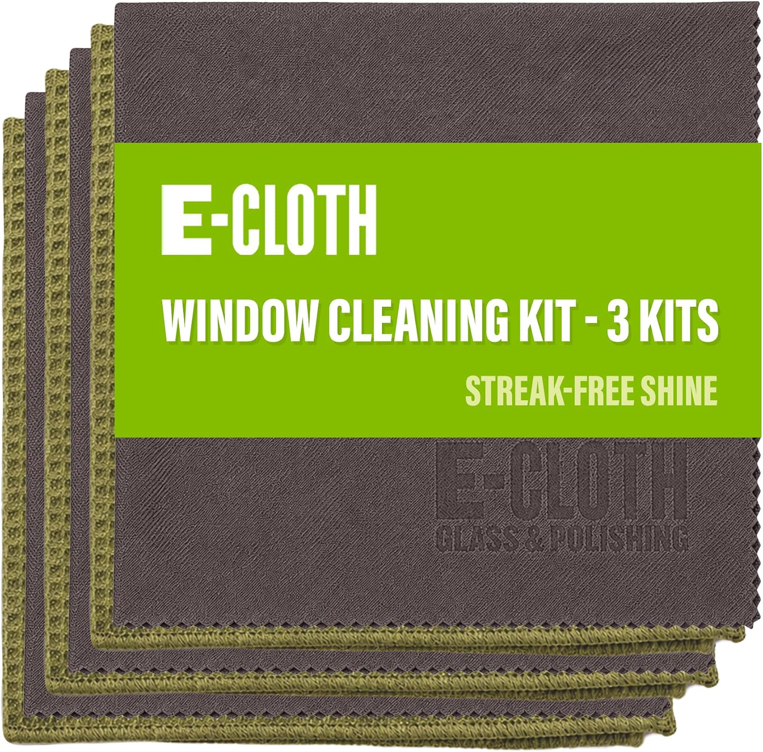 E-Cloth Window and Glass Cleaner Kit, Just Add Water - 3 Kits