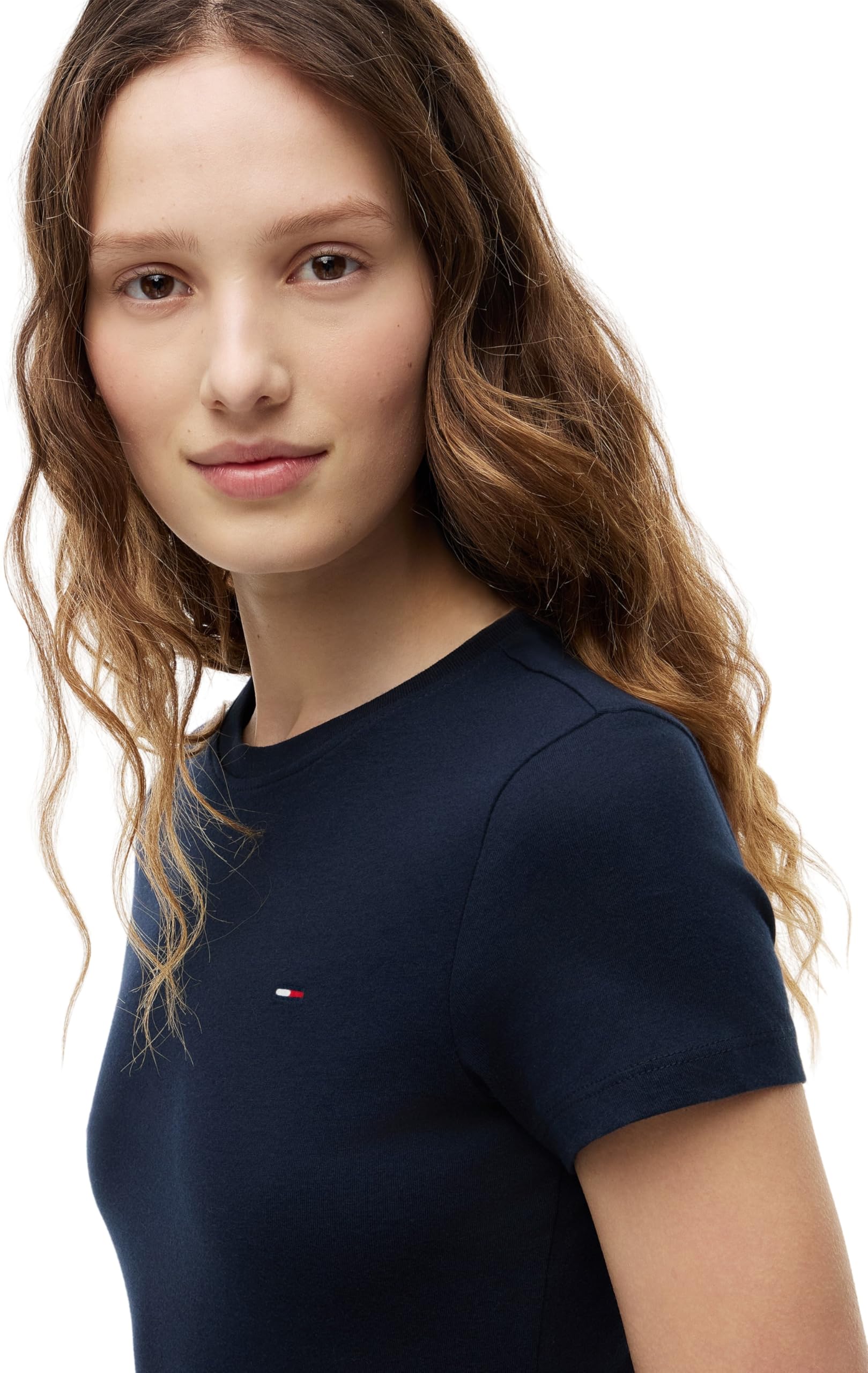 Tommy Jeans Tjw 3pack C-Neck tee Dw0dw22175 Camiseta S/S Mujer (Pack de 1)