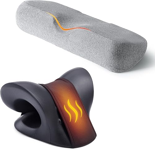 Almohada de dispositivo de tracción cervical para aliviar el dolor de cuello y almohada cervical para dormir almohada cervical