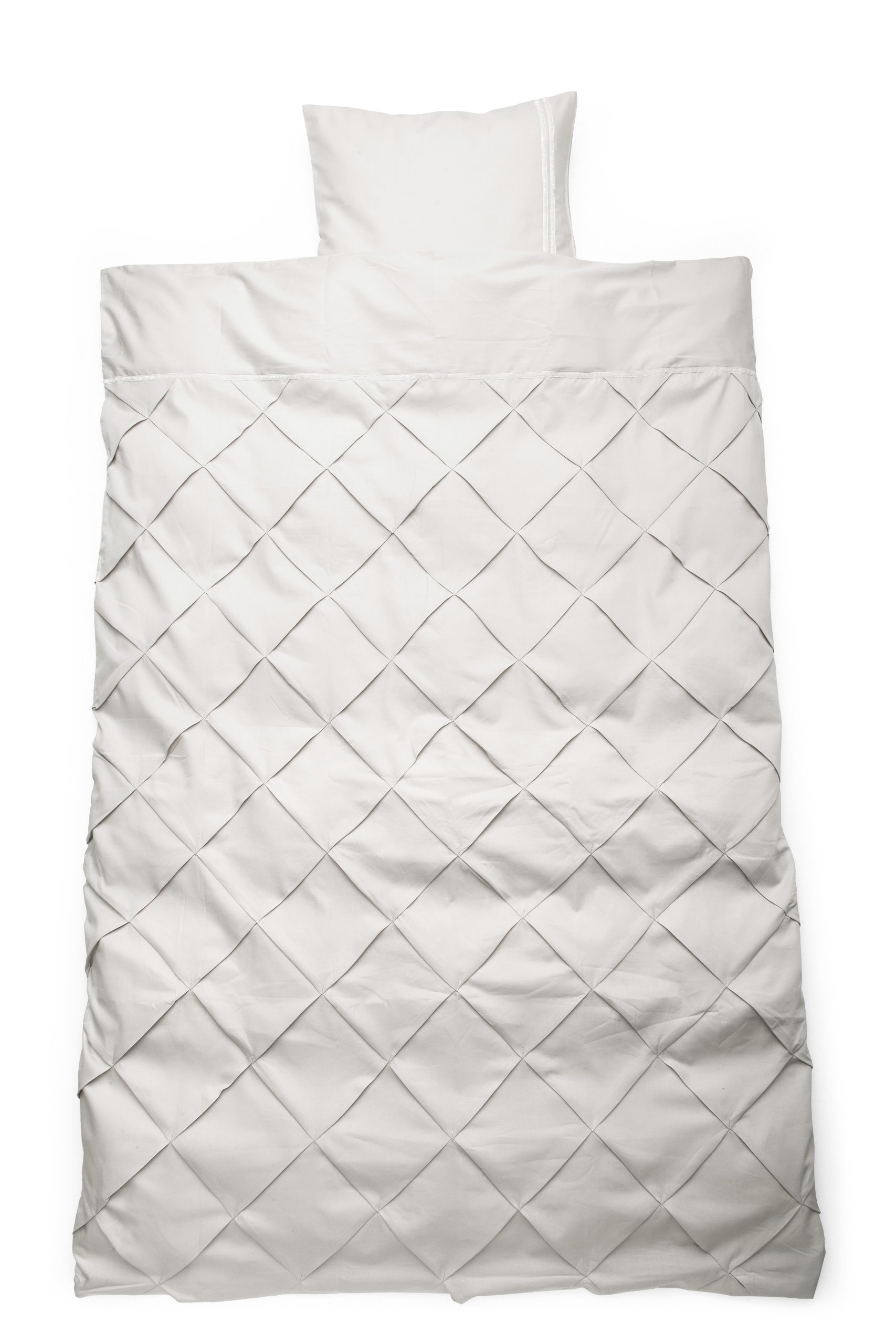 Stokke Bed Linen (Pillow Cover/Duvet Cover Set), 39.4 x 55.1 inches (100 x 140 cm), Classic Beige Home