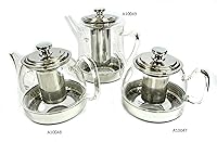 Vista 5 de Uniware Caldera de cristal Hop Topt de 40.6 fl oz con filtro []