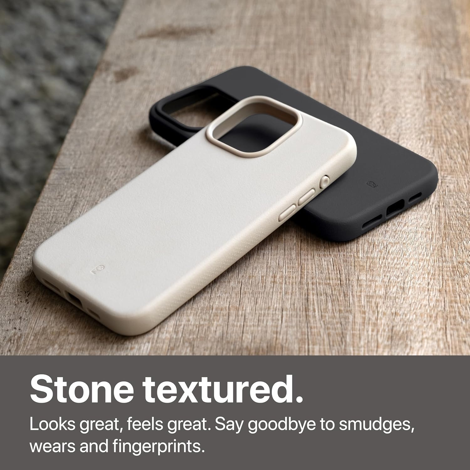 TineeOwl for iPhone 15 Pro Magnetic Case - Dune Series, Compatible with MagSafe, TPU, Minimalist, Slim/Thin, Grippy with Microfiber Lining, Rounded Action Button (Black, iPhone 15 Pro) - Image 4