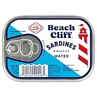 Vista 23 de Beach Cliff Wild Caught Sardines in Louisiana Hot Sauce, lata de 3.75 onzas (paquete de 12) – 0.49 oz de proteína por porción, sin gluten, apto