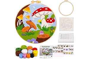 Mayboos Wool Painting Kit for Kids: Needle Felt Starter Set With All The Essentials
