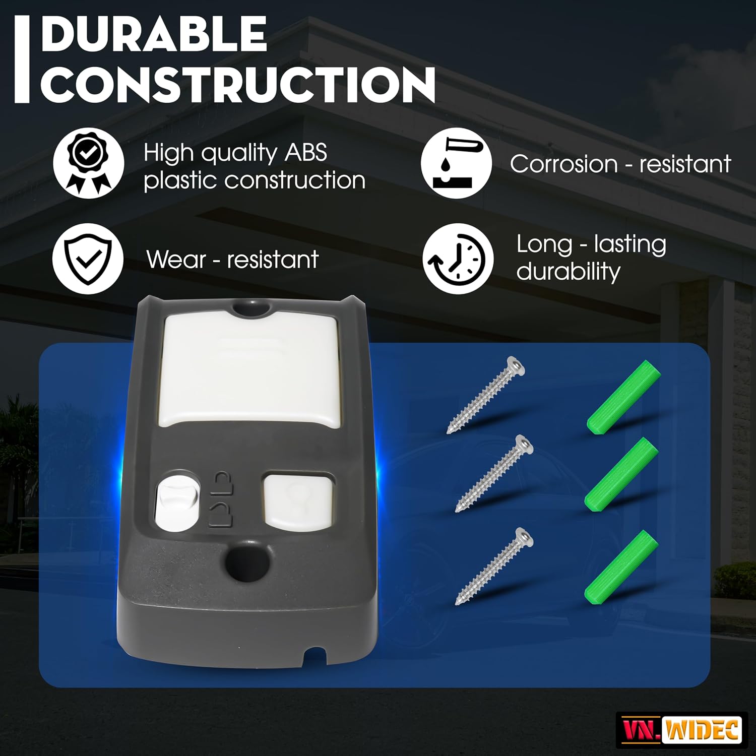 2 x Upgraded for Genie Garage Door Opener Wall Mount Series II Garage Door Openers, for Genie Wall Mount Garage Door Opener 39165R GBWCSL2-BX, Fit for Genie Garage Door Wall Control 37351R