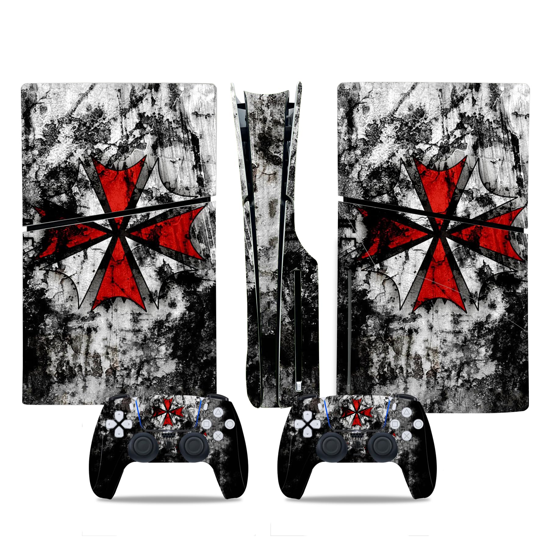 Kit de vinilos Extra Resistentes MaD Vision® para PlayStation 5 (PS5) Digital| Set de vinilos Mate para Consola + 2 mandos - para Anime|Rubber|Zoro|Nami Diseño — view 19