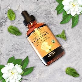 Jasmine Essential Oil (1 oz), Premium Therapeutic Grade, 100% Pure and Natural, Perfect for Aromatherapy, and Much More by Mary Tylor Naturals